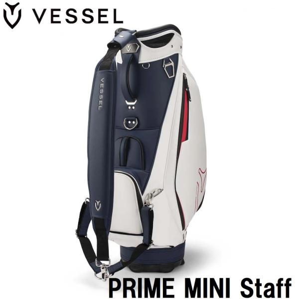 VESSEL ベゼル ゴルフ PRIME プライム キャディバッグ VESSEL ベゼル Prime mini キャディバッグ(RED/ WHITE/ BLUE・9型・47