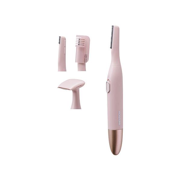 在庫状況：お取り寄せ/お届け：約2週間/2022年12月 発売/◆ウブ毛・マユ毛・ボディの3Wayシェーバー◆便利なキャップ付き◆アタッチメント水洗い可能・アタッチメント：フェイス用、マユ用、ボディ用/[KLC0750P]