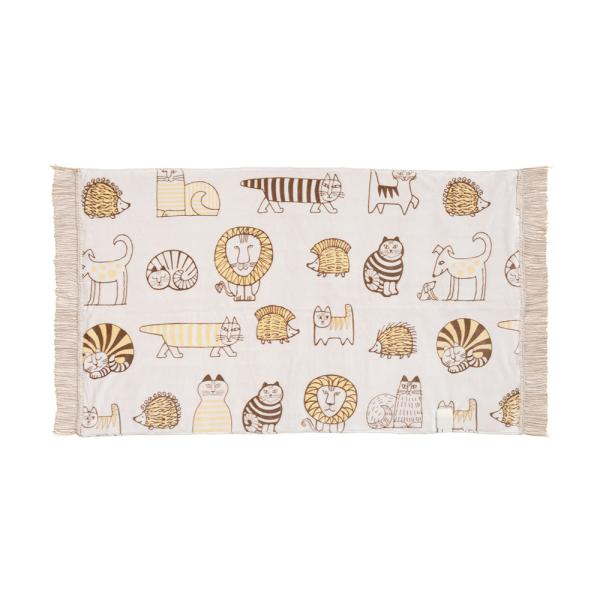 在庫状況：お取り寄せ/2025年09月 発売/※バッテリーは内蔵されておりません。ご使用の際はUSB給電が必要となります。◆リサラーソン　マイキー＆フレンズ柄のひざ掛け・寸法：130×70cm・消費電力：50W/[KDHL505]