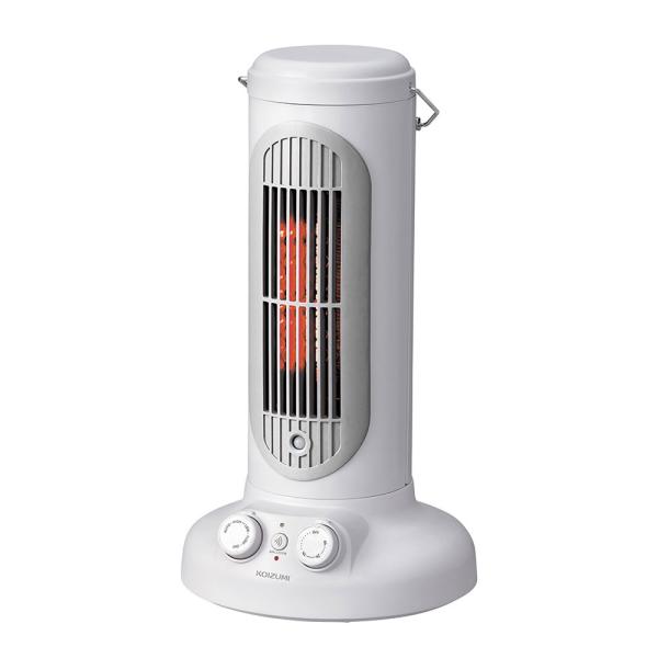 KOIZUMI（コイズミ） セラミックファンヒーター(グレイッシュホワイト