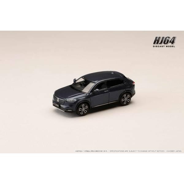 ホビージャパン ホンダ ヴェゼル HJ432002GM ミニカー グレー ホビージャパン 1/43 ホンダ ヴェゼル 2021 メテオロイドグレー