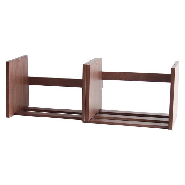 在庫状況：お取り寄せ/お届け：約2週間/◆本の量に合わせてサイズ調整可能なシンプルな木製ブックスタンド。/[118307229]