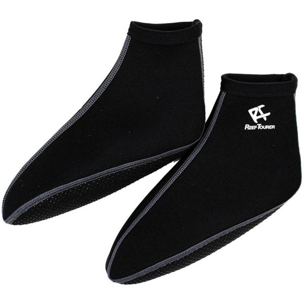 在庫状況：お取り寄せ/お届け：約2週間/◆フィンを履く時の快適アイテム、フィンソックス。◆フィンと素足の摩擦(フィンずれ)を防止。◆ウェットスーツと同じ生地を使用しているため、保温効果にも優れています。/[TBTRA5005BKS]