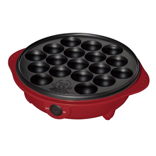 在庫状況：お取り寄せ/お届け：約2週間/◆使いやすいコンパクトデザイン!◆1度に18個焼けます◆フッ素加工プレートでお手入れ簡単/[YOB181R]