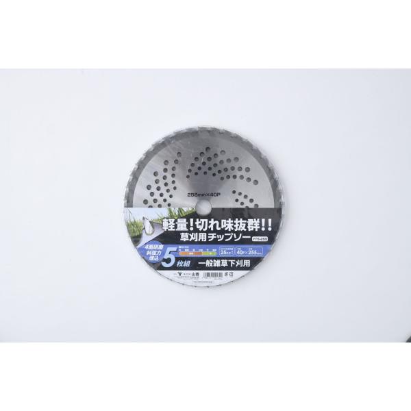 他サイト： YAMAZEN 草刈チップソー 255mm 5P 山善 YT5-255 返品種別Bの商品画像