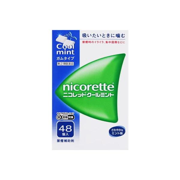 在庫状況：お取り寄せ/7日〜10日で出荷/★携帯電話でご覧の方はPC版説明文又は全文を読むをご確認ください/キーワード:禁煙時のイライラ・集中困難・落ち着かないなどの症状の緩和/[ニコレツトクルミント48コ]
