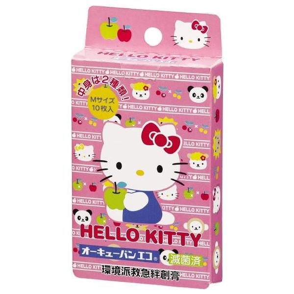 キャラクターオーキューバンエコ キティA 10枚入 ニチバン 返品種別A