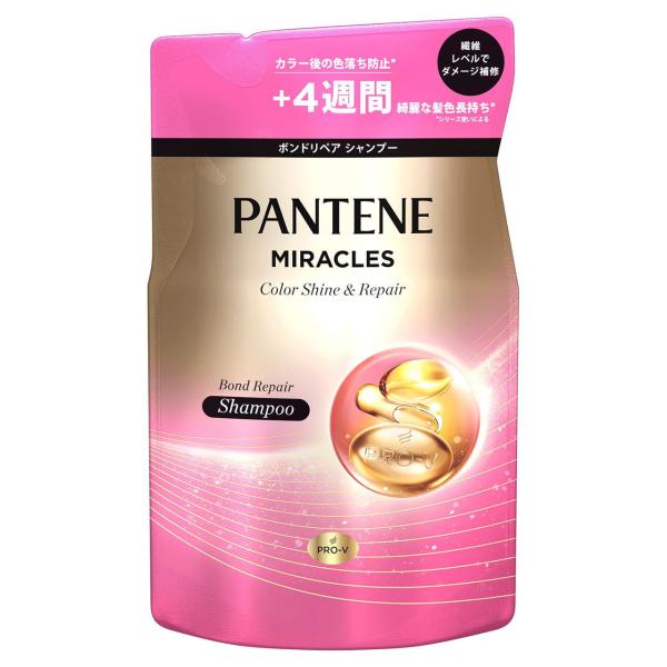 他サイト： パンテーンミラクルズ ボンドリペアシリーズ カラーシャイン＆リペア シャンプー 詰替 350g P＆GJapan 返品種別Aの商品画像