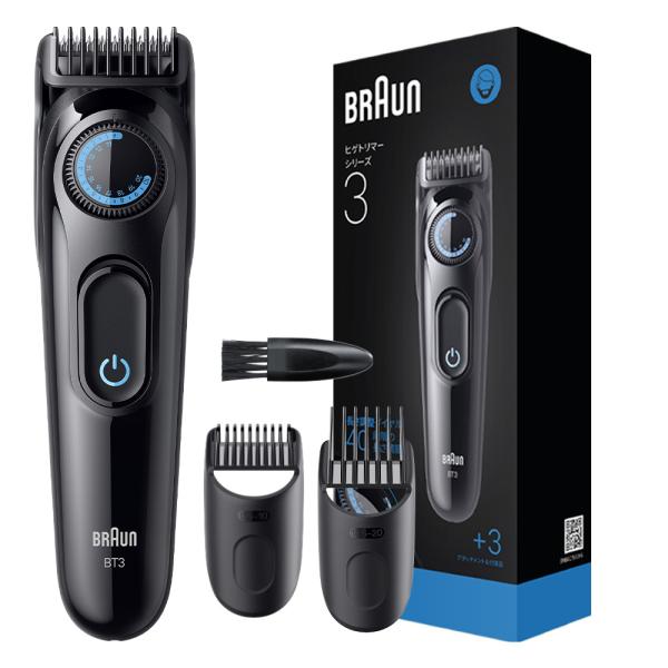 ブラウン ヒゲトリマー(ブラック＆ブルー) BRAUN ヒゲトリマー Series3(シリーズ3) BT3520 返品種別A