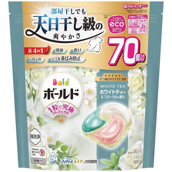 P&G ボールドジェルボール4D心弾けるホワイトティー＆フローラルの香り