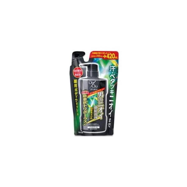 他サイト： デ・オウ 薬用クレンジングウォッシュ ノンメントール つめかえ用 420ml ロート製薬 返品種別Aの商品画像