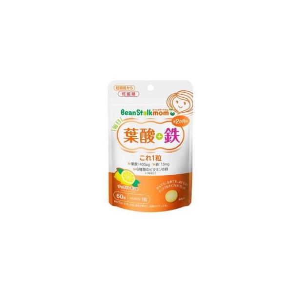 ビーンスタークマム 毎日葉酸プラス鉄これ1粒 60g ビーンスターク・スノー 返品種別B