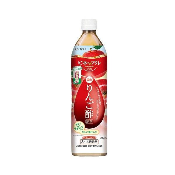 他サイト： ビネップルスマイル りんご酢飲料 900ml 井藤漢方製薬 返品種別Bの商品画像