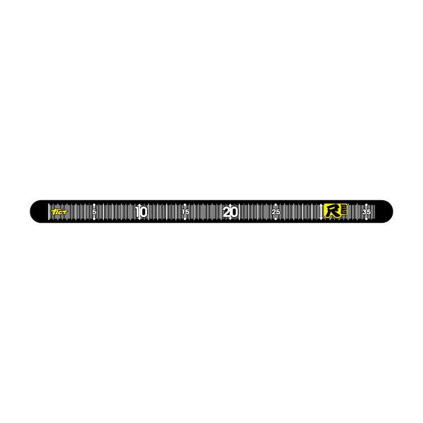 TICT 尺パッチンスケール(ブラック) 返品種別A