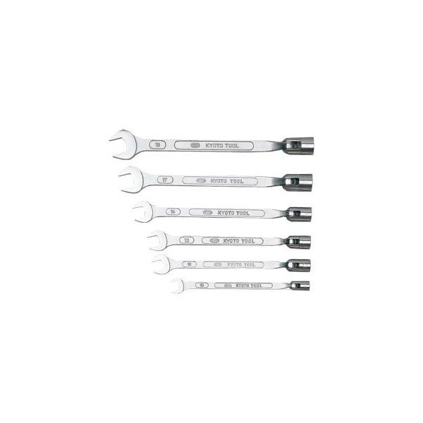KTC(京都機械工具) フレックスソケットスパナセット (十二角) [6本組] KTC FBS6 返品種別B
