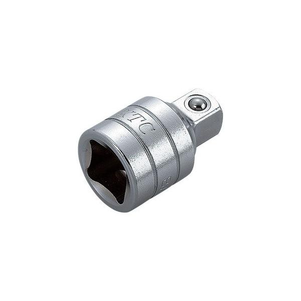 KTC(京都機械工具) 12.7sq.ソケットアダプタ 凹12.7sq→凸9.5sq KTC BA43 返品種別B