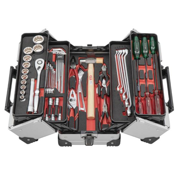 KTC KTC(京都機械工具) 12.7sq 両開きメタルケース一般産業向け工具