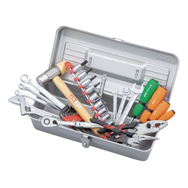 在庫状況：お取り寄せ/7日〜10日で出荷/◆KTC 2026SKセール◆工具の持ち運びに最適なセットです。◆ケースは片開きで軽量タイプのEK-5を採用しました。/[SK33526M]