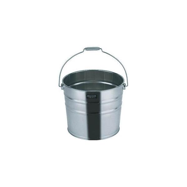 トラスコ中山 18-8ステンレスバケット A型つる付 18L 300×H345 T-MNM-18A 返品種別B