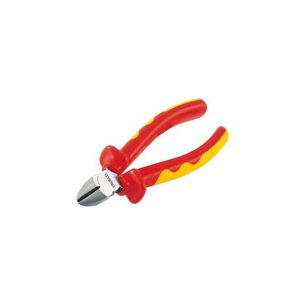 トラスコ中山 絶縁電工ニッパ 140mm TZCP140 返品種別B