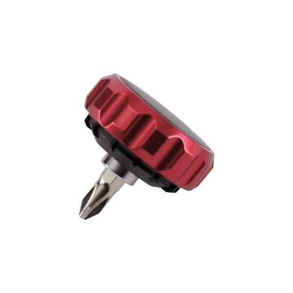 トラスコ中山 ラチェットドライバー(ミニタイプ)レッド 38mm ラチェット式ドライバー TRD-38R 返品種別B