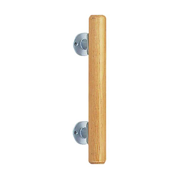 トラスコ中山 縦型 ミニ手すり 35φ×450mm(シルバ-ライトオ-ク) トラスコ中山 HBIT-450-SO 返品種別B