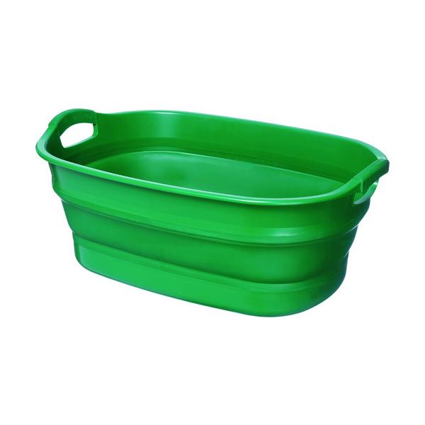 在庫状況：お取り寄せ/お届け：約2週間/◆水抜栓付のため洗濯全般に使用可能です。◆折りたたみ可能なため収納場所を取りません。◆工具等の道具入れやレジャー用品入れとしても可能です。/[TORTGNトラスコ]