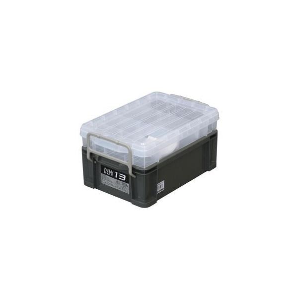 在庫状況：お取り寄せ/お届け：約2週間/◆浅型・深型2段タイプで、小物、大物をまとめて収納。◆本体とフタはバックルで固定でき、持ち運びの際に中身が飛び出したりしません。◆上段には、M1コンテナがセット。/[AST443206]