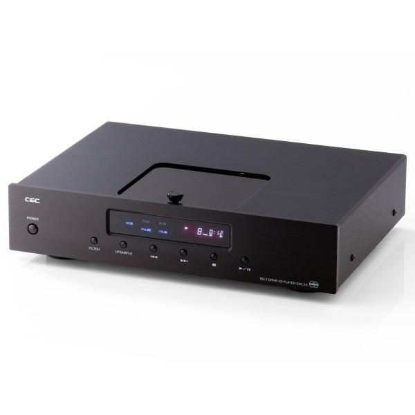 CEC CD専用プレーヤー(ブラック)(ダブルベルトドライブ) CD3-3.0-BK 返品種別A