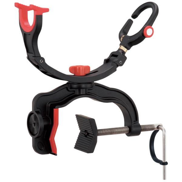 在庫状況：お取り寄せ/お届け：3〜4ヶ月/◆釣り公園の手すりパイプや安全柵に!◆タテヨコ取付可能!ハンドルリング機能で脱着がスピーディー!!◆鏡面仕上げのパイプでも滑りにくいノンスリップラバー付き。・取付パイプ径：φ40mm〜100mm/[...