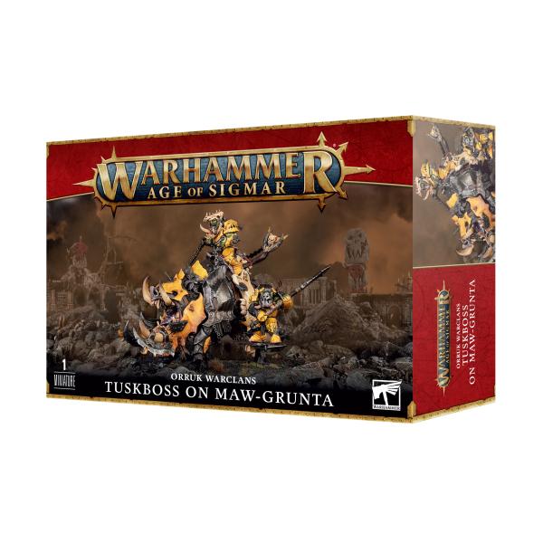 ゲームズワークショップ ORRUK WARCLANS: TUSKBOSS ON MAW-GRUNTA オールク・ウォークラン：タスクボス(モウグランタ騎乗)ウォーハンマー 返品種別B
