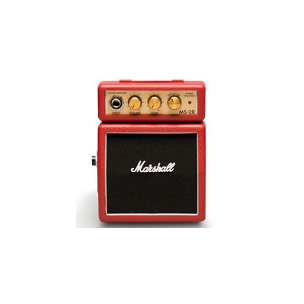 マーシャル 1W ギターアンプ(レッド) Marshall MICRO AMP Red Mini MS-2R 返品種別A