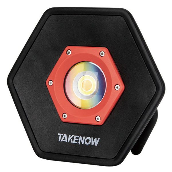 TAKENOW 充電式LED スタンド付き　三脚付き　WL4118 テイクナウ 充電式LED五光色ワークライト 11.1V 4400mAh 別売三脚