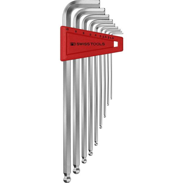 PB SWISS TOOLS PBスイスツールズ ボール付ロング六角棒レンチセット