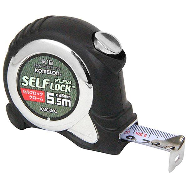 在庫状況：お取り寄せ/お届け：約2週間/◆安全で便利なオートストップ機能が付いたメジャー◆握りやすく、衝撃に強いラバーグリップを採用しています◆押せば引きこむ、離せば止まる安全設計/[KMC36C55M25MM]