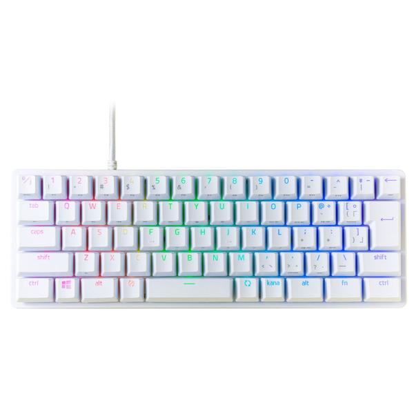 Razer｜レイザー (国内正規品)ゲーミングキーボード Huntsman Mini JP Clicky Optical Switch (日本語配列 マーキュリーホワイト) RZ03-03390900-R3J1 返品種別A