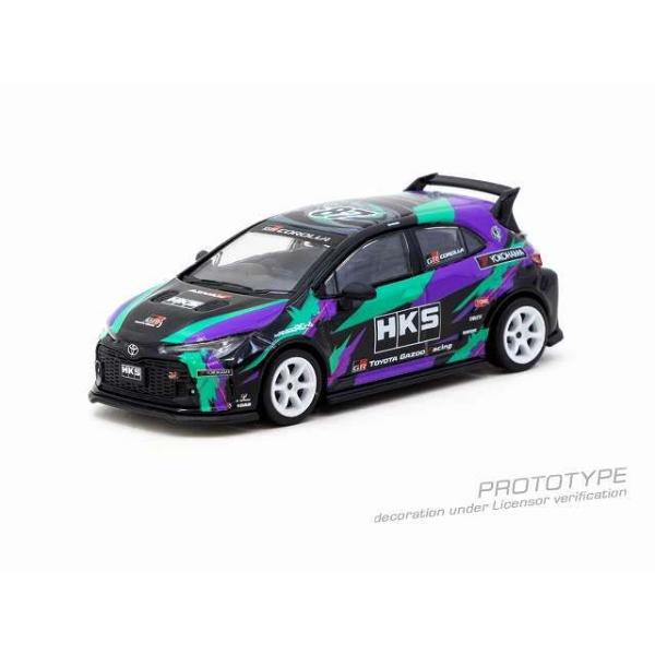 ターマックワークス 1/ 64 HKS Toyota GR Corolla(T64G-066-HKS