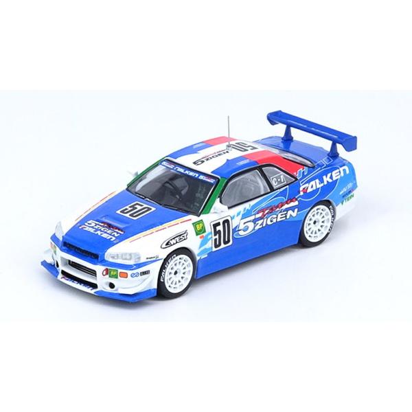 INNO MODELS 1/ 64 Nissan スカイライン GT-R (R34) #50 "5ZIGEN FALKEN"スーパー耐久 2000 N1 優勝車(IN64-R34-5ZFAL)ミニカー 返品種別B :9588826265205-52-63956:Joshin web 通販 Inno Models 64 日産 スカイライン GT-R R34#50 5ZIGEN FALKEN スーパー耐久 2000 N1 優勝車 完成品