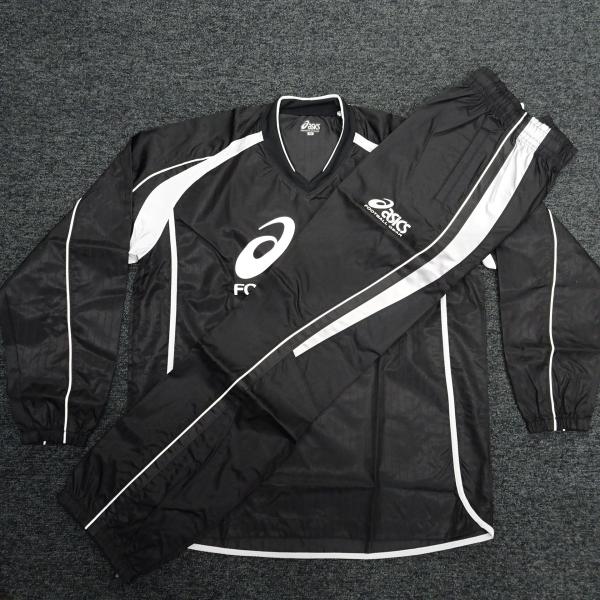 asics アシックス　ピステ　プルオーバー　上下　セットアップ　未使用 ASICS（アシックス） [最終処分価格!!] ピステ上下セット BLK (M