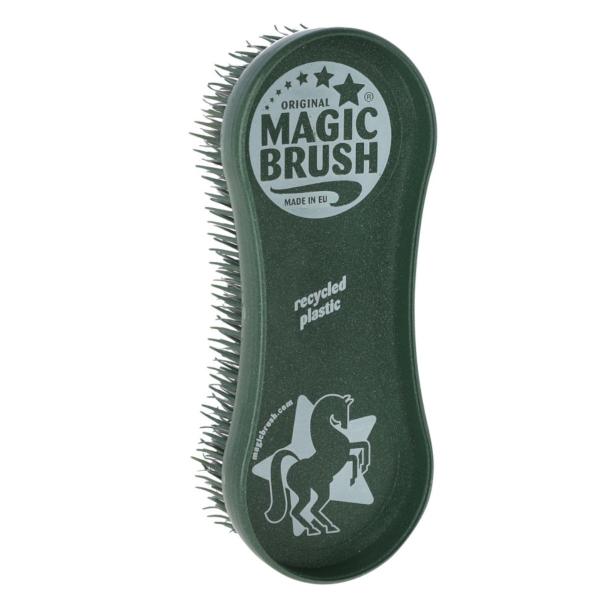 乗馬用品 KERBL サステナブル マジックブラシ モスグリーン 乗馬 馬具