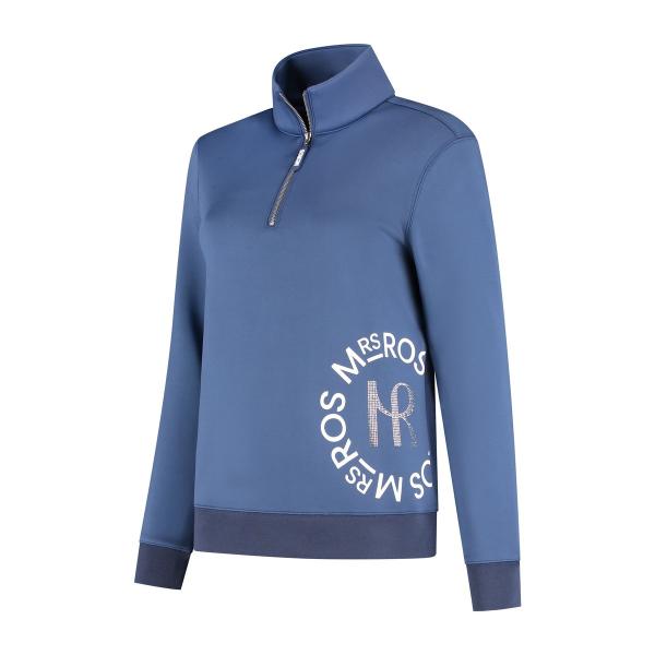 乗馬用品 Mrs. Ros ポセイドン フリース セーター レディース ネイビー 乗馬 馬具