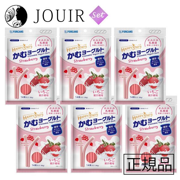 FORCANS ハッピー3フェアリー カムヨーグルトイチゴ 14本入 6個セット 