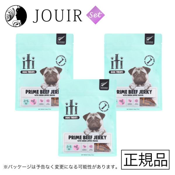 スリーイレブン iti（イティ） ドッグ トリーツ ビーフジャーキー 腸内ケア 100g 3個セット