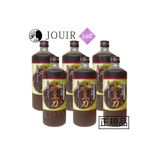 発酵 黒豆力 プレミアム発酵 黒大豆搾り 720ml 6本セット : ジュイール