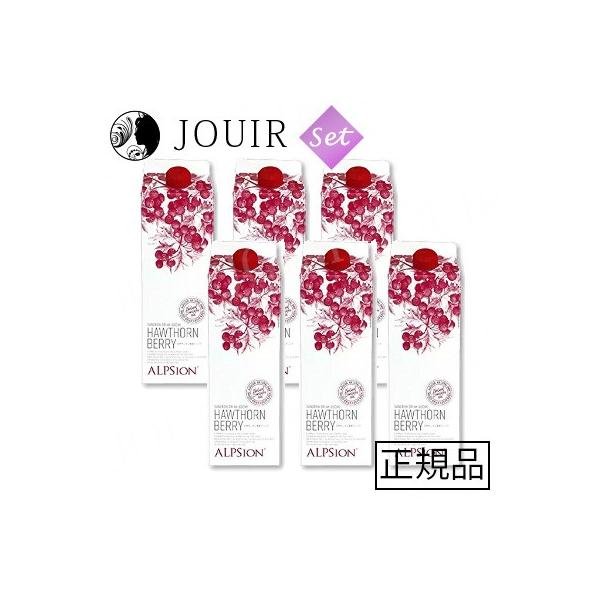 フルーツハーブ さんざし(希釈用)1000ml 6本セット サンザシ BIOハーブサンザシ