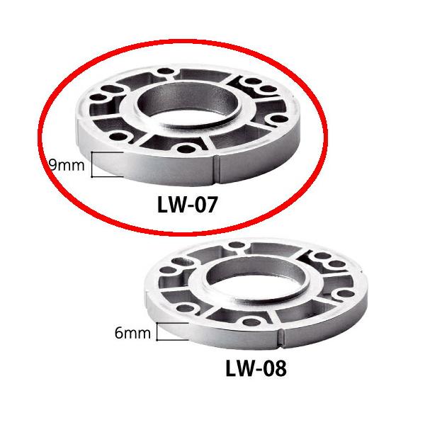 【マツ六 32ステンロストワックス スペーサー】■LW-01、02、03、05に対応※スペーサーは複数枚重ねて使用できません。※木製ベースプレートとの併用はできません。品番：LW-07暑さ：9mm材質：ステンレスSCS13(SUS304相当...