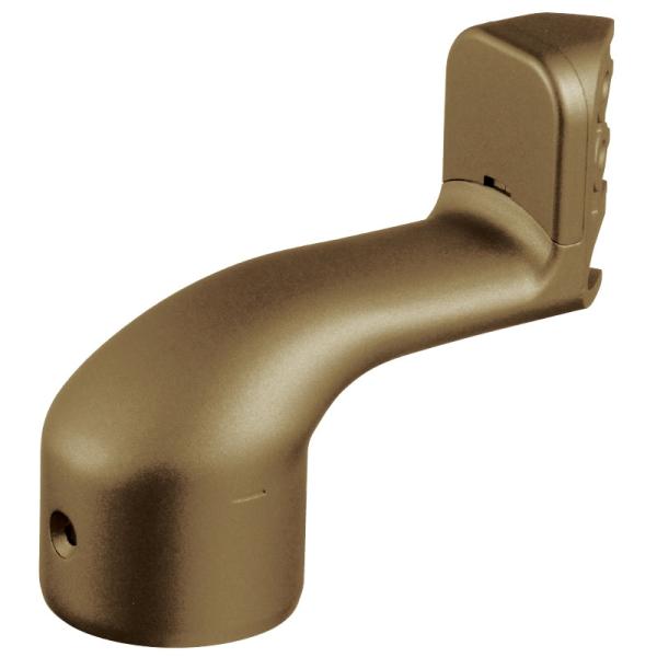 手すりブラケット 35mm 金具 マツ六 BD-65B 入隅用縦型ブラケット カバー付 ブラウン 手すり用 取付金具 部品