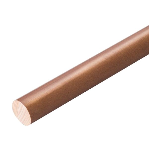 手すり棒 32mm 手すり 木製 マツ六 BC-GD22 32グロス丸棒 手すり棒 2000mm Dオーク 室内用 玄関 階段 廊下 立ち上がり補助