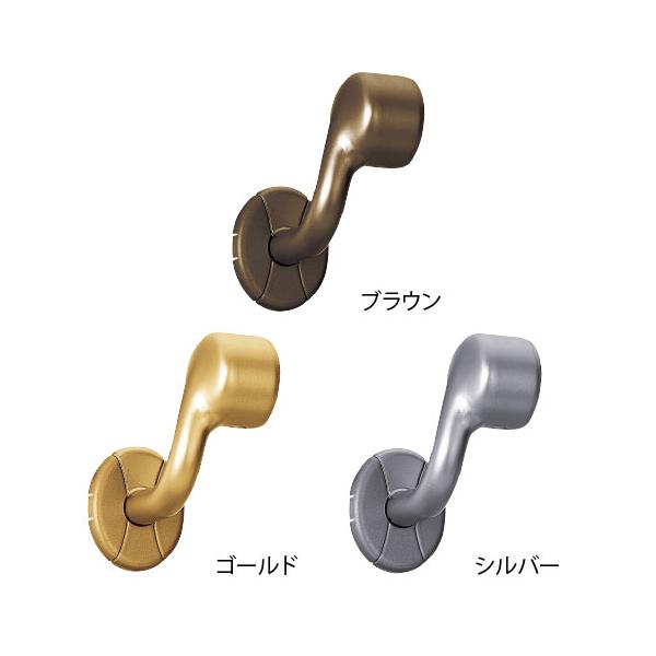手すり 金物 部品 手摺 tesuri 玄関 階段 トイレ diy 介護 マツ六 32mm 横受エンドブラケット・左用 BE-10LG BE-10LB BE-10LS 全3色