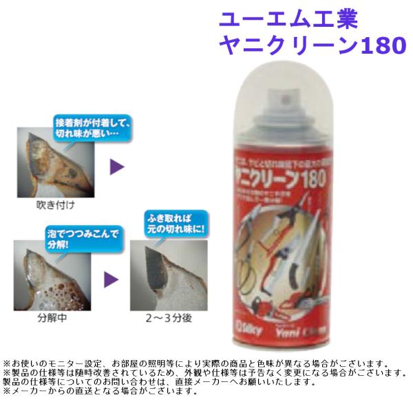 チップソー 掃除 清掃 メンテナンス 接着剤 分解 ユーエム工業 ヤニクリーン180